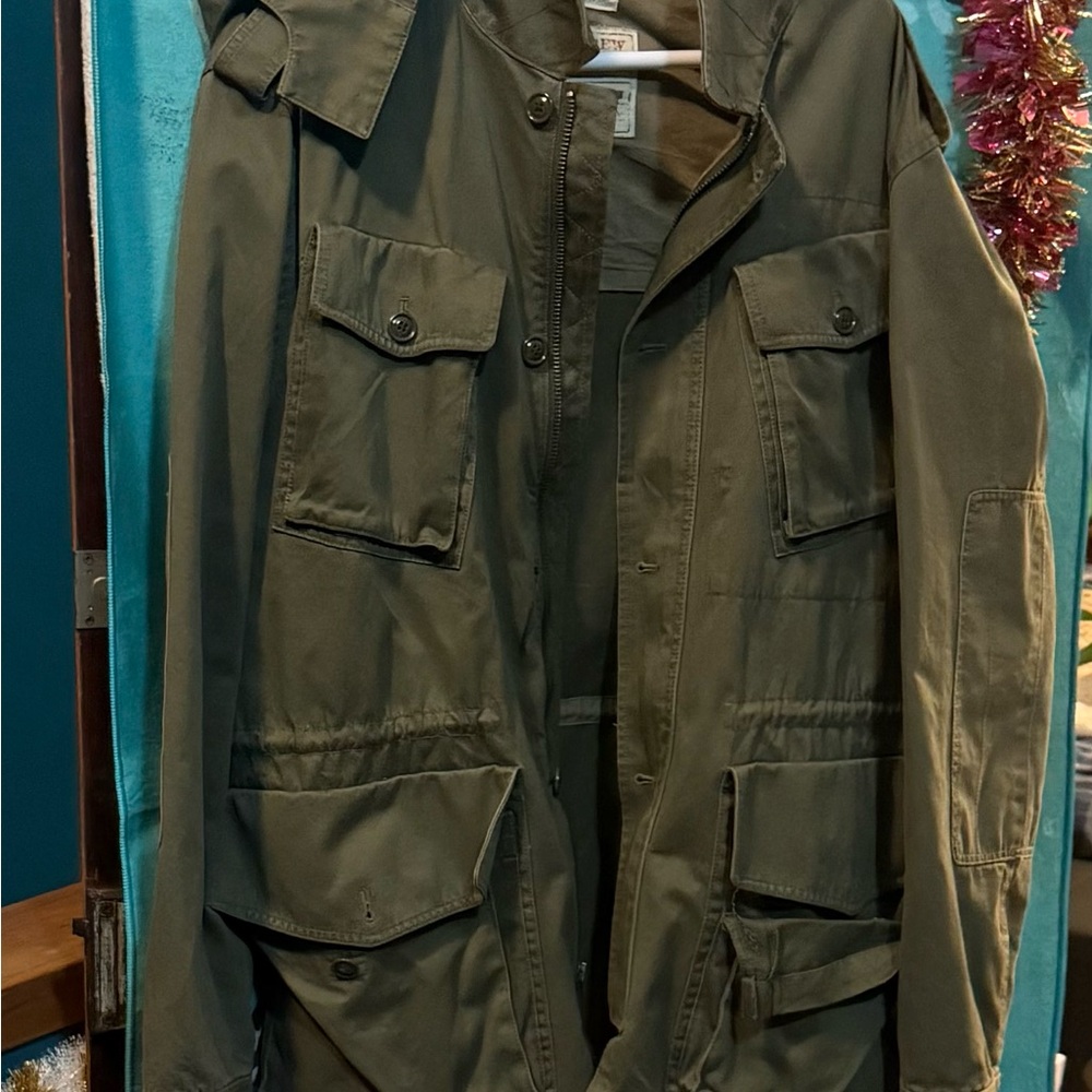 J. Crew Dark Olive Military Field Jacket